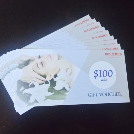 Voucher printing with no serial number